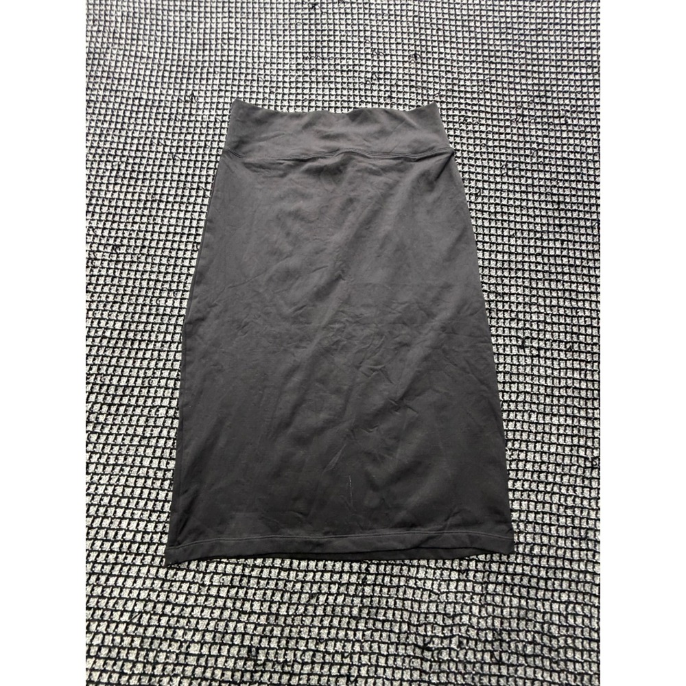 Soho‎ Girls Midi Skirt Womens XL Black High Waist Bodycon